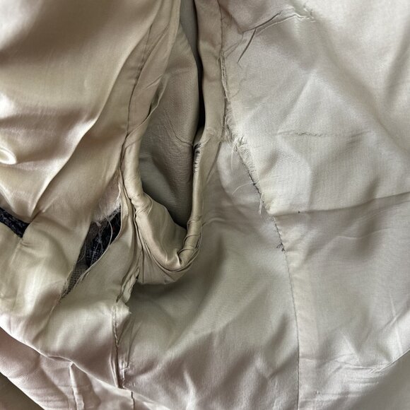 Vintage Dallas Men 46 Gray Tweed Western Blazer Sports Coat Damage - Picture 12 of 13